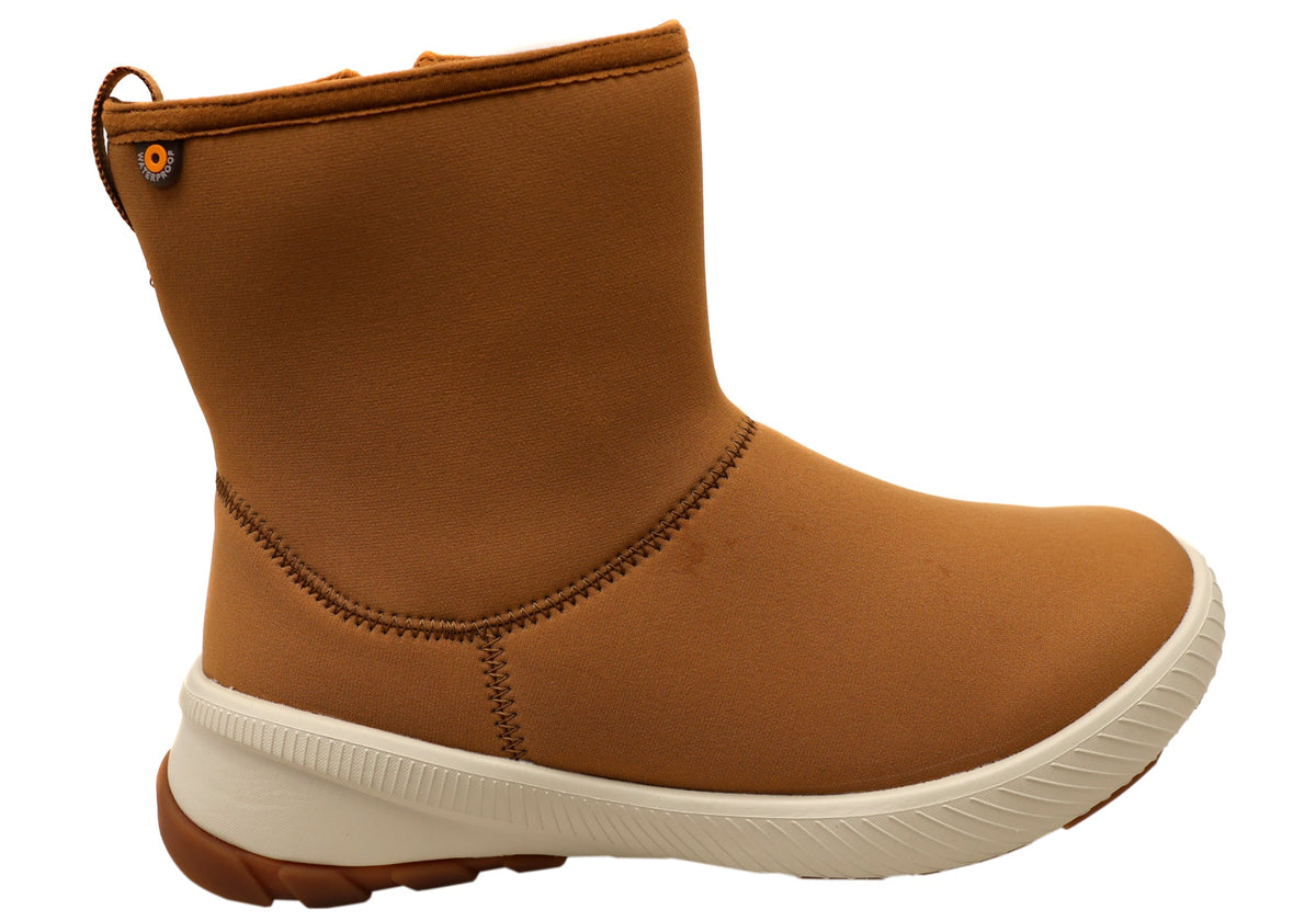 Womens Comfortable Coral Mid Zip Waterproof Boots