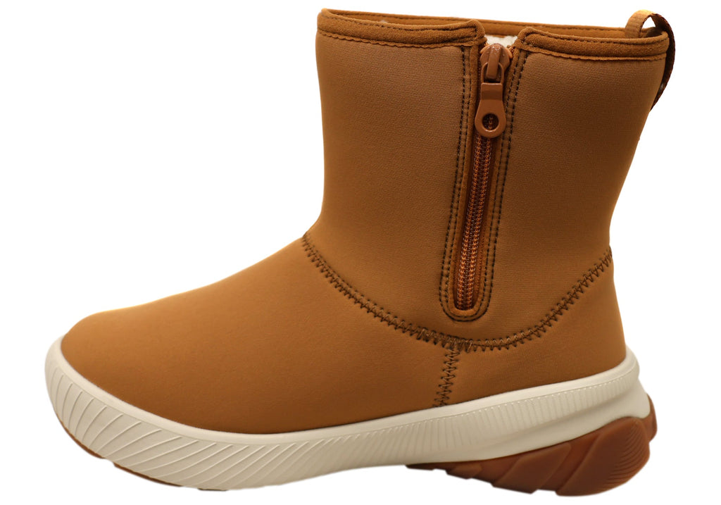 Womens Comfortable Coral Mid Zip Waterproof Boots
