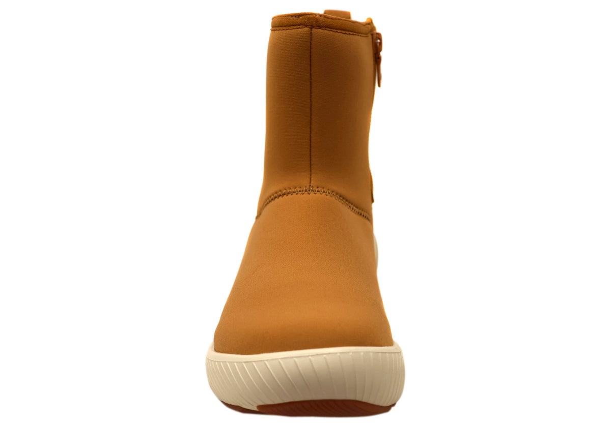 Womens Comfortable Coral Mid Zip Waterproof Boots