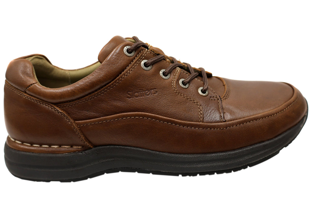 Ultimate Mens Comfortable Wide Fit Leather Lace Up Shoes