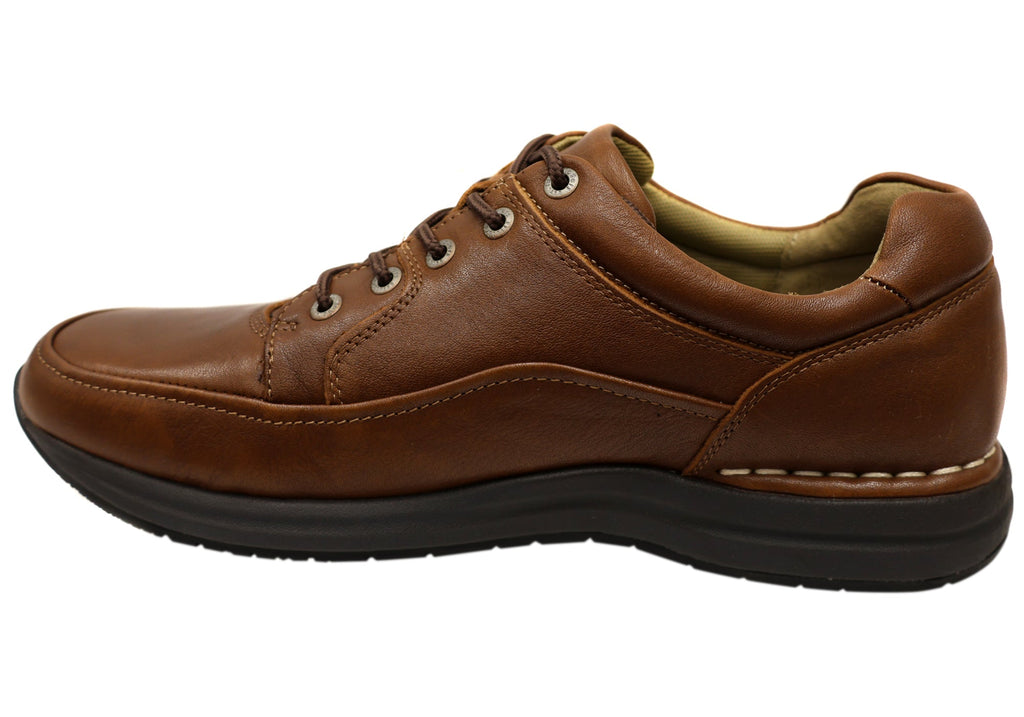 Ultimate Mens Comfortable Wide Fit Leather Lace Up Shoes