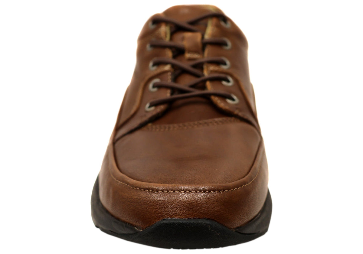 Ultimate Mens Comfortable Wide Fit Leather Lace Up Shoes