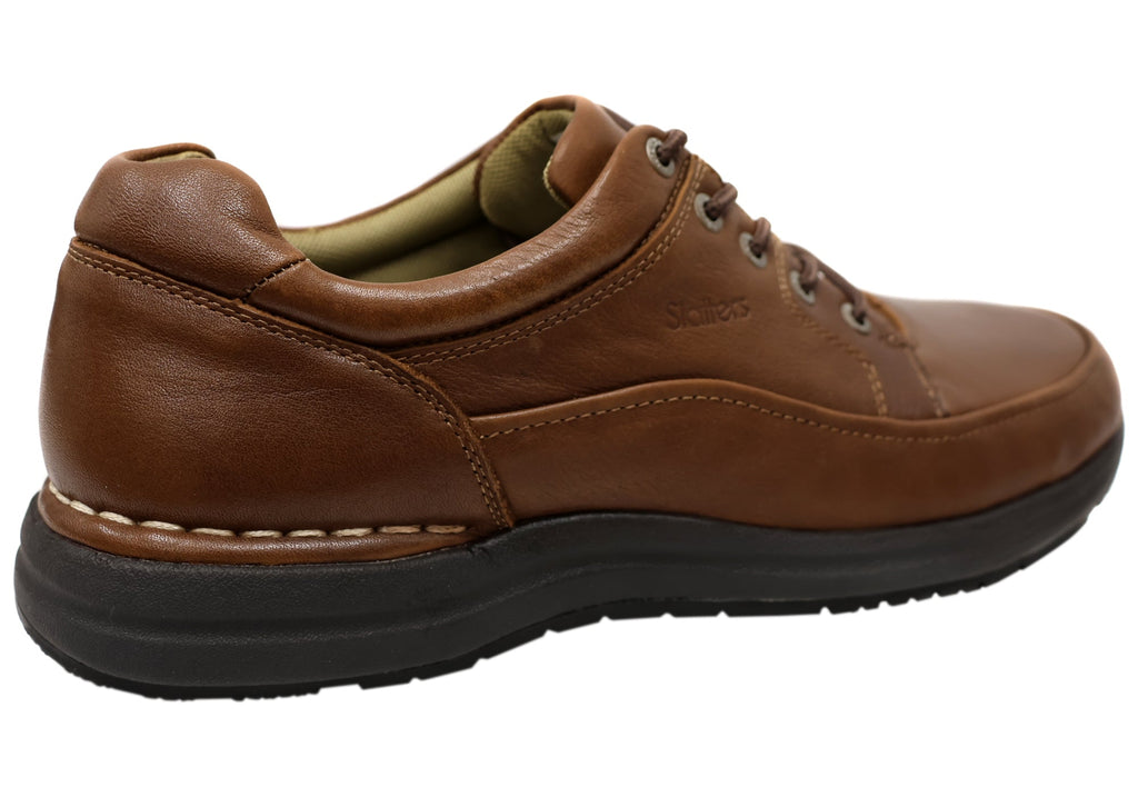 Ultimate Mens Comfortable Wide Fit Leather Lace Up Shoes