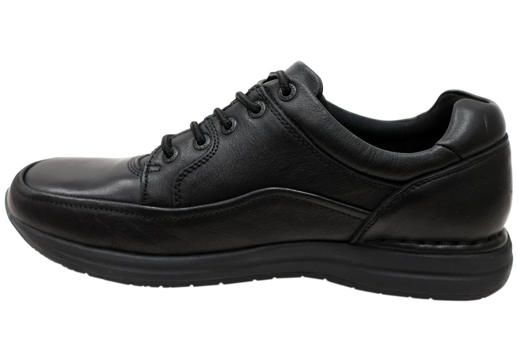 Ultimate Mens Comfortable Wide Fit Leather Lace Up Shoes