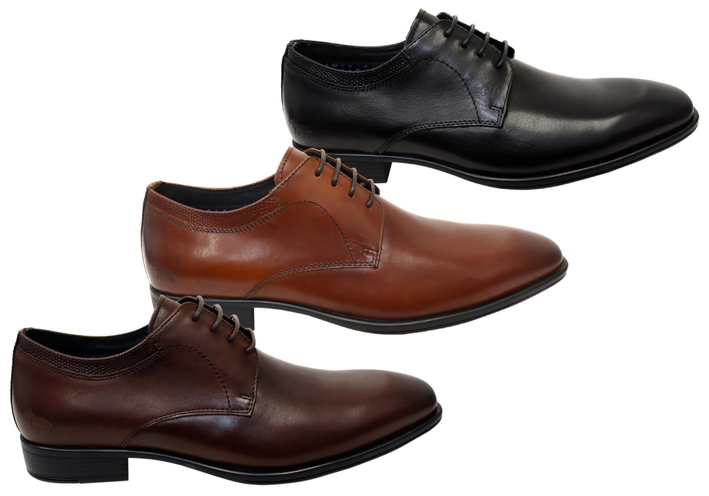 Power Mens Comfortable Leather Lace Up Dress Shoes