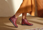Cora Womens Comfortable Leather Ankle Boots Made In Brazil