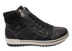D0772 Womens Comfortable Leather Ankle Boots