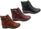 Lane Womens Comfortable Brazilian Leather Ankle Boots