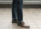 Mens EE Extra Wide Circuit Plain Leather Shoes