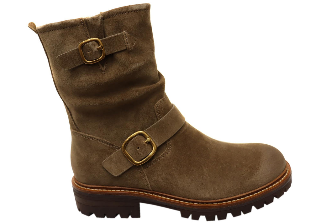 Amberlynn Womens Comfortable Leather Boots