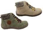 Aegen Womens Comfortable Ankle Boots
