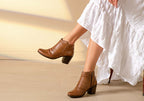 Brooke Womens Comfortable Leather Ankle Boots Made In Brazil