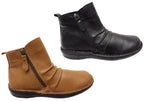 Poet Womens European Comfortable Leather Ankle Boots
