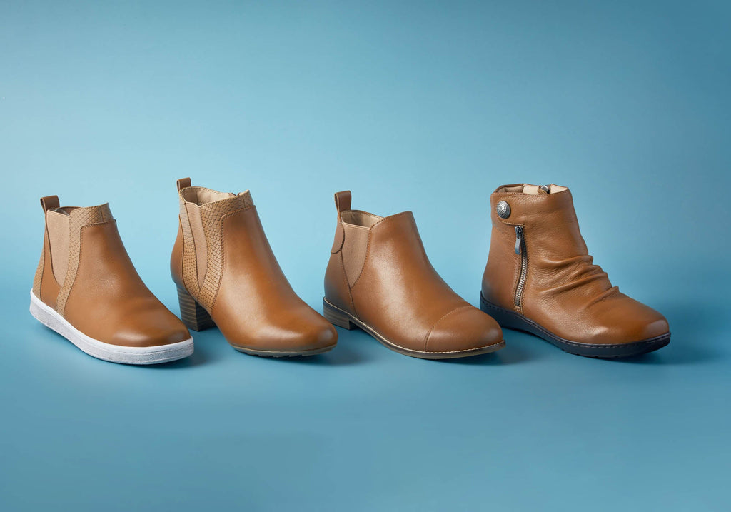 Tycoon Womens Leather Comfort Supportive Ankle Boots