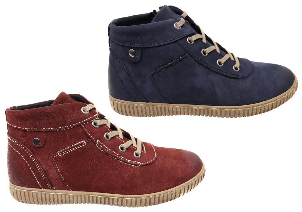 CP723-51 Womens Comfort Leather European Ankle Boots