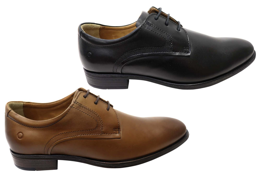 Roger Mens Comfortable Leather Dress Shoes Made In Brazil