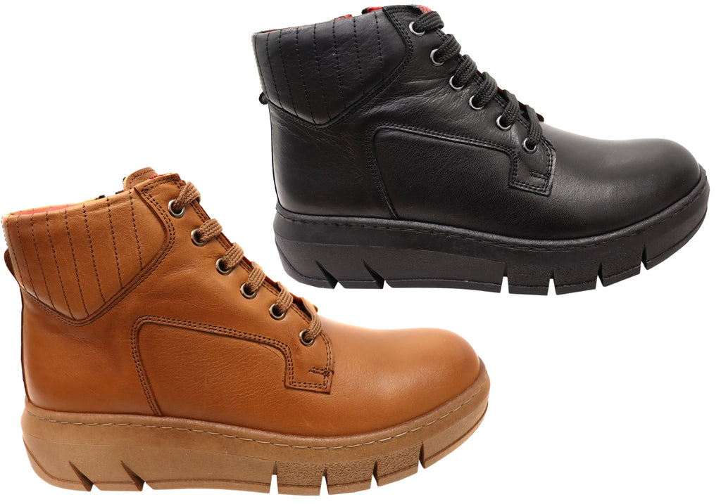 Avonbury Womens European Comfort Leather Ankle Boots