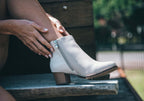 Heaven Womens Comfortable Leather Ankle Boots
