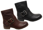 Brie Womens Comfortable Leather Ankle Boots