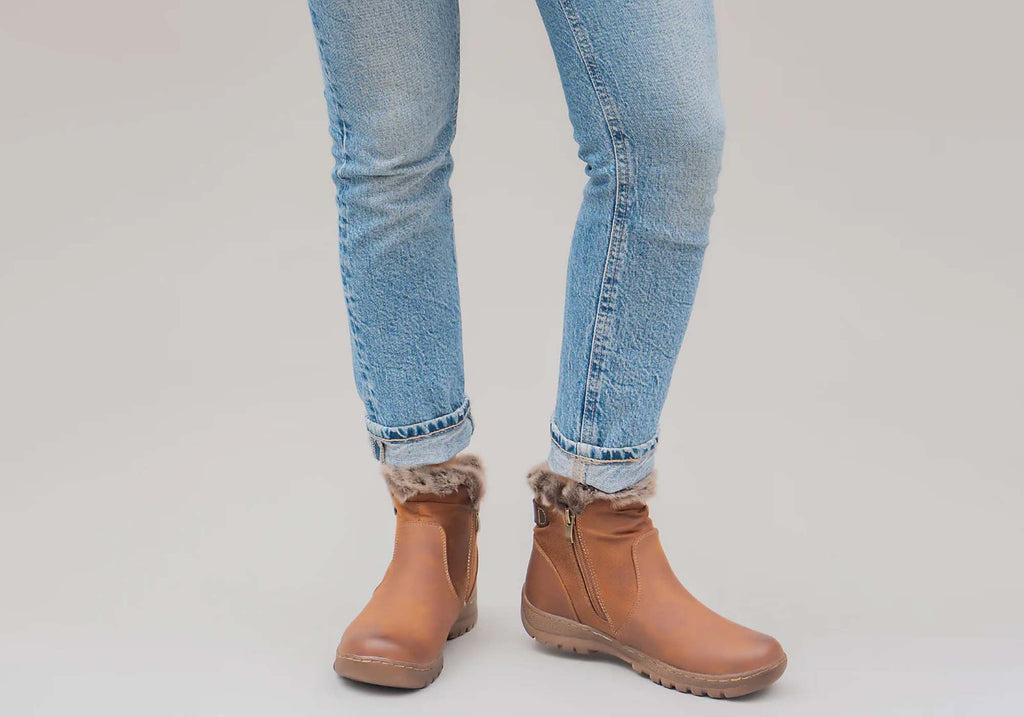 Ginger Womens Comfortable Ankle Boots