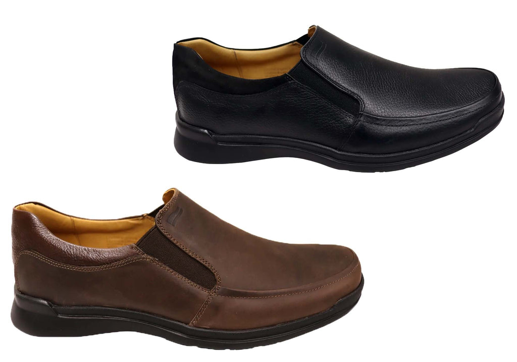 Nelson Mens Comfortable Brazilian Leather Slip On Shoes