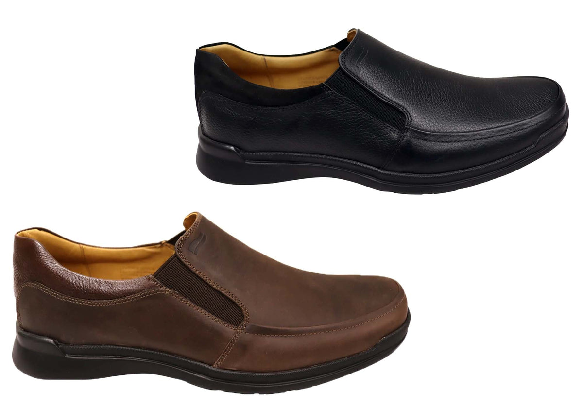 Nelson Mens Comfortable Brazilian Leather Slip On Shoes