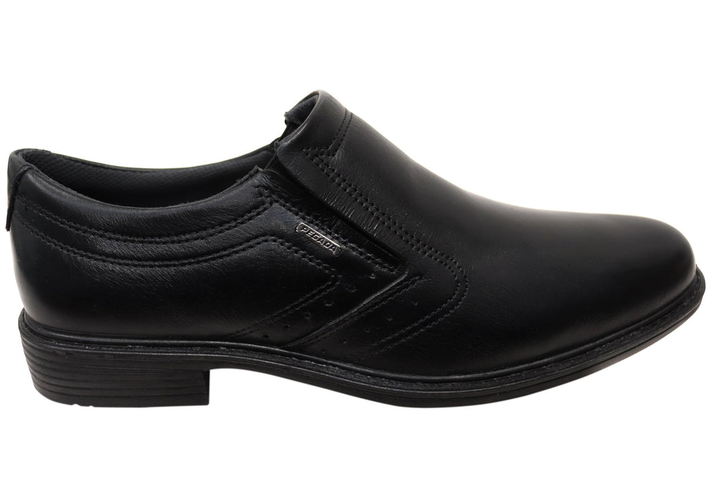Kaine Mens Comfortable Brazilian Leather Slip On Dress Shoes
