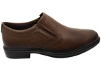 Kaine Mens Comfortable Brazilian Leather Slip On Dress Shoes