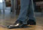 Mens Sentinel Plain Derby EE Extra Wide Leather Dress Shoes
