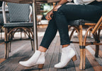 Heaven Womens Comfortable Leather Ankle Boots