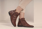 Linda Womens Comfortable Leather Ankle Boots Made In Brazil