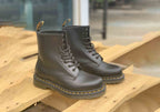 1460 Black Smooth Unisex Leather Lace Up Fashion Boots