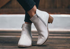 Heaven Womens Comfortable Leather Ankle Boots