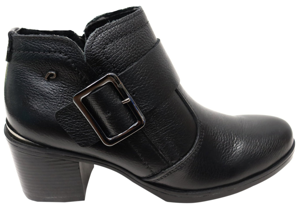 Macey Womens Comfortable Brazilian Leather Ankle Boots