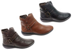 Pindera Womens Comfortable Leather Ankle Boots Made In Brazil