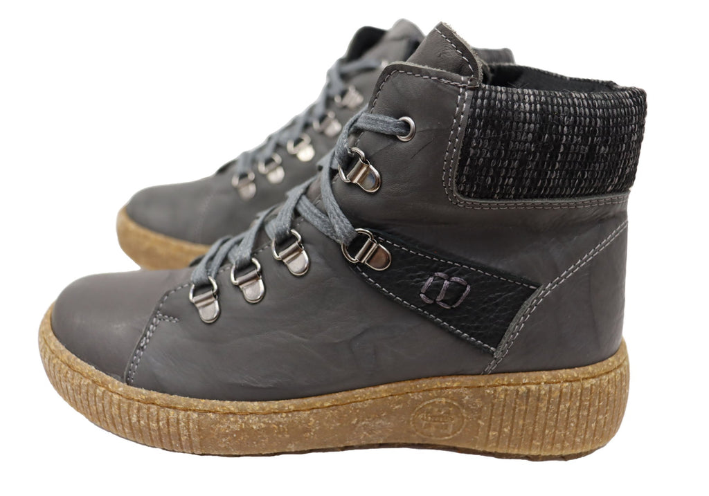 7000-305 Womens European Comfort Leather Ankle Boots
