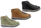 Ivy Womens European Comfortable Leather Ankle Boots