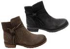 Blake Womens Comfortable Leather Suede Ankle Boots
