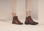 Linda Womens Comfortable Leather Ankle Boots Made In Brazil