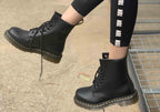 1460 Black Smooth Unisex Leather Lace Up Fashion Boots
