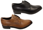 Mens Comfortable Leather Melbourne Lace Up Dress Shoes