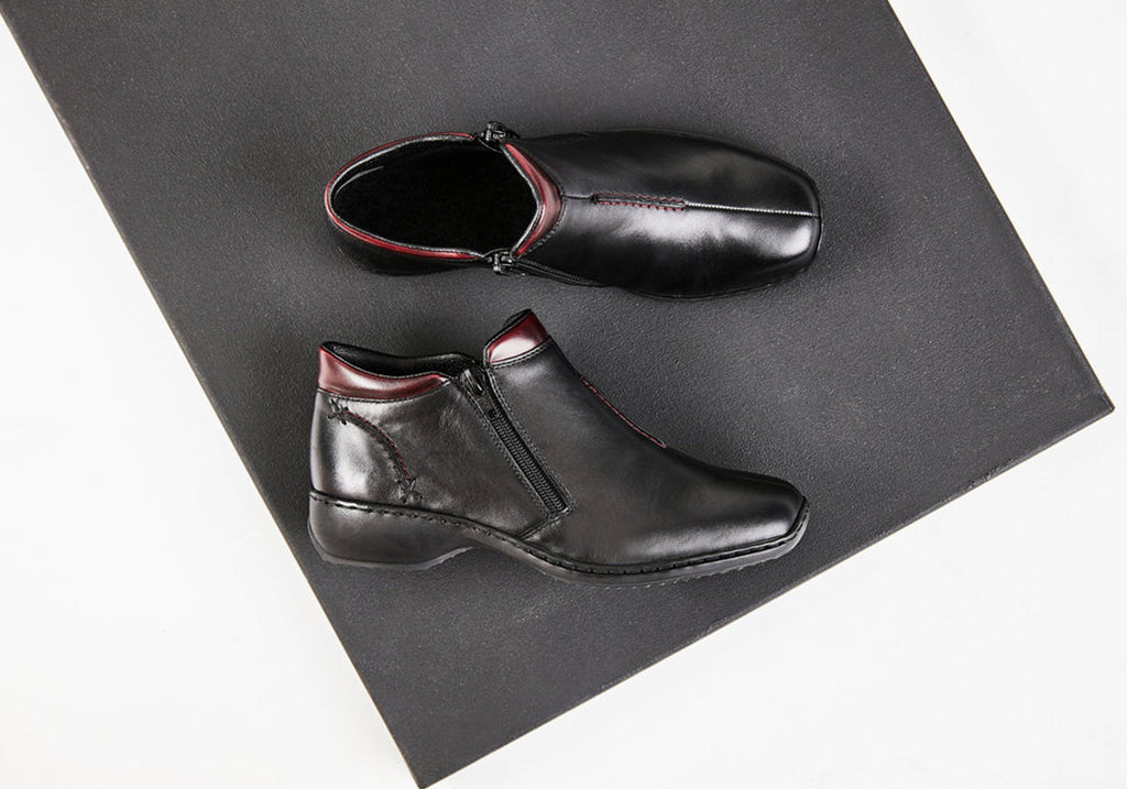L3882 Womens Comfortable Leather Ankle Boots