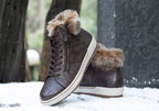D0780-25 Womens Comfortable Leather Ankle Boots