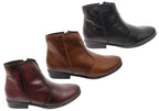 Morgan Womens Comfortable Leather Ankle Boots Made In Brazil