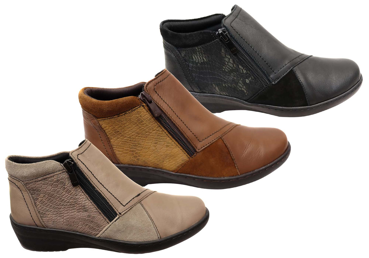CP462-18 Womens European Comfortable Leather Boots