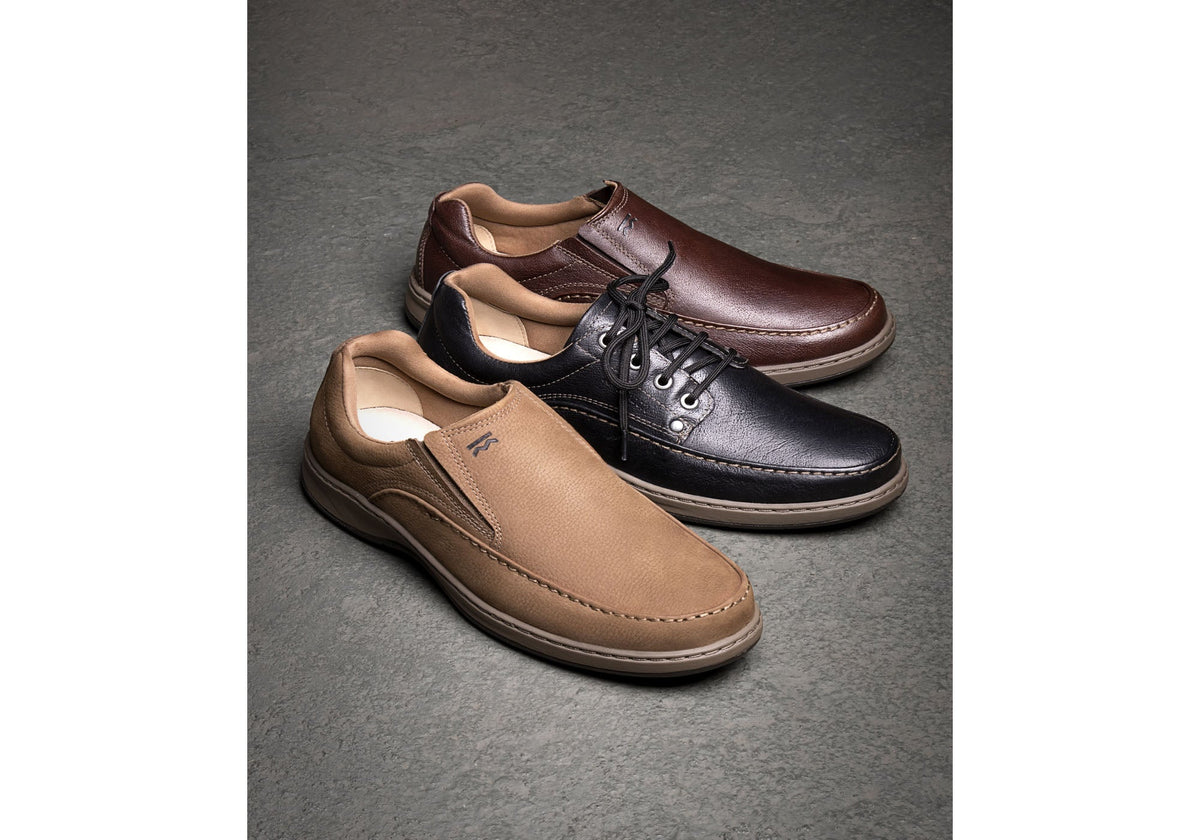 Mens Classic Lace Comfortable Leather Shoes Made In Brazil