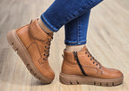 Avonbury Womens European Comfort Leather Ankle Boots