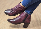 Brooke Womens Comfortable Leather Ankle Boots Made In Brazil