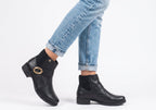Alaka Womens Comfortable Leather Brazilian Ankle Boots