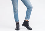 Candice Womens Comfortable Brazilian Low Heel Ankle Boots